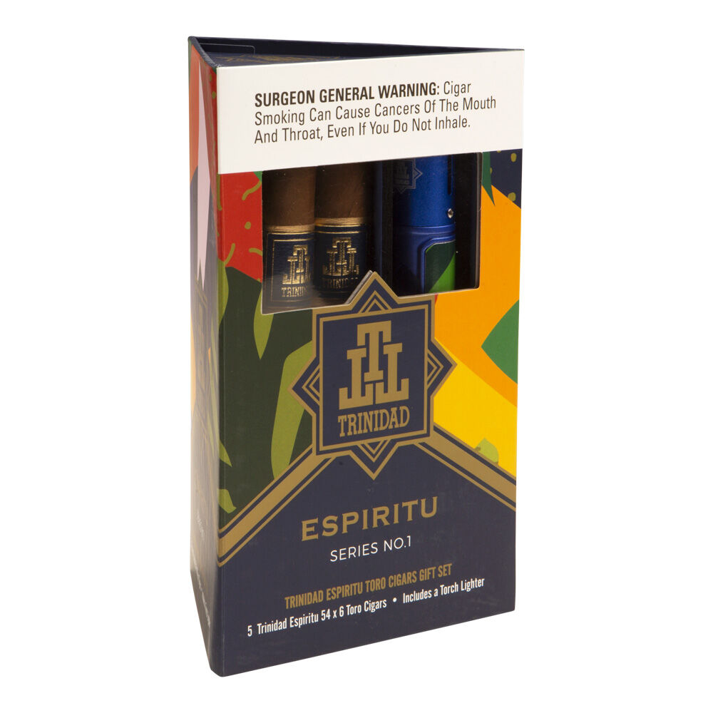View product media TTTESM Trinidad Espiritu 5pk & Lighter, , jrcigars 3